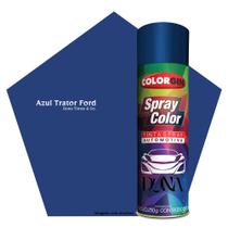 Tinta Spray Automotiva Colorgin 300ml Azul Trator Ford
