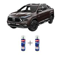 Tinta Spray Automotiva Marrom Deep Fiat 300ml + Spray Verniz 300ml Tinta Spray Automotiva Marrom Deep Fiat 300ml + Spray Verniz 300ml