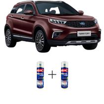 Tinta Spray Automotiva Marrom Roma Ford 300ml + Spray Verniz 300ml Tinta Spray Automotiva Marrom Roma Ford 300ml + Spray Verniz 300ml