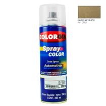 Tinta Spray Automotiva Ouro Metalizado 300ml - COLORGIN