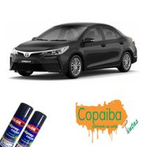 Tinta Spray Automotiva (PRETO PEROLIZADO) NA COR DO SEU CARRO 300ml Feita na máquina - COLORGIN