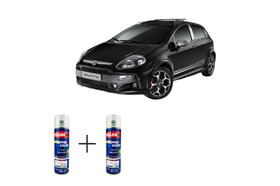 Tinta Spray Automotiva Preto Vesuvio Fiat 300ml + Spray Verniz 300ml Tinta Spray Automotiva Preto Vesuvio Fiat 300ml + Spray Verniz 300ml
