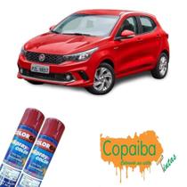 Tinta Spray Automotiva (VERMELHO LISO) NA COR DO SEU CARRO 300ml Feita na máquina - COLORGIN