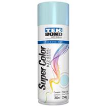 Tinta spray azul claro metal plastico madeira parede