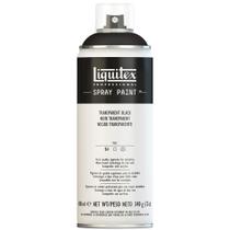 Tinta Spray Base Água Liquitex 400ml 0260 Transparent Black