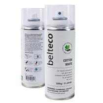 Tinta spray BELTECO Cotton White Matte à base de água 500mL