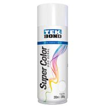 Tinta spray branco brilhante - super color - tekbond - 350ml