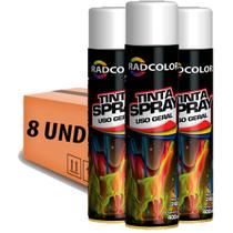 Tinta Spray Caixa 8 Und Uso Geral E Automotivo