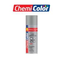 Tinta Spray ChemiColor 100ml Pocket Uso Geral ALUMINIO FOSCO ALTA TEMPERATURA