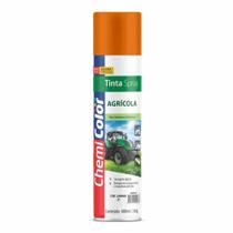 Tinta Spray Chemicolor Agrícola Laranja Jacto 400ml