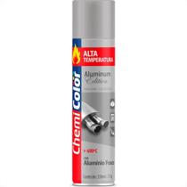 Tinta Spray Chemicolor Alta Temperatura Aluminio 350Ml