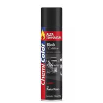 Tinta Spray Chemicolor Alta Temperatura Preto Fosco 350ml