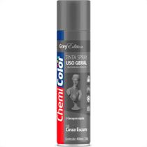 Tinta Spray Chemicolor Cinza Escuro 400Ml Tinta Spray Chemicolor Cinza Escuro 400Ml