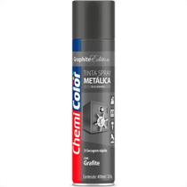 Tinta Spray Chemicolor Metalico Grafite 400Ml Tinta Spray Chemicolor Metalico Grafite 400Ml
