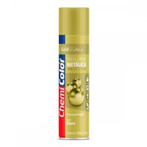 Tinta Spray Chemicolor Metalico Ouro 400Ml