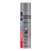 Tinta Spray Chemicolor Metalico Prata 400Ml