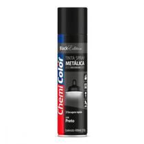 Tinta Spray Chemicolor Metalico Preto 400Ml