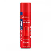 Tinta Spray Chemicolor Metalico Vermelho 400Ml