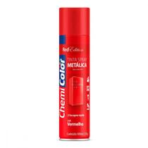 Tinta Spray Chemicolor Metalico Vermelho 400Ml