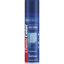 Tinta spray chemicolor uso geral - 400ml - azul escuro