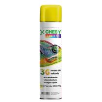 Tinta spray chesy luminoso amarelo 210g 400ml chesiquimica Tinta spray chesy luminoso amarelo 210g 400ml chesiquimica