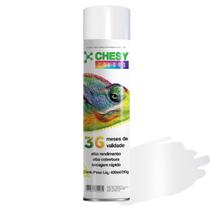 Tinta spray chesy uso geral branco bril 210g 400ml chesiquimica