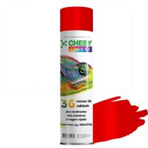 Tinta spray chesy uso geral vermelho 210g 400ml chesiquimica