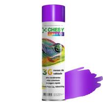 Tinta spray chesy uso geral violeta 210g 400ml chesiquimica Tinta spray chesy uso geral violeta 210g 400ml chesiquimica