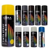 Tinta Spray Cibra 400 Ml Cores Uso Geral Metálico Automotivo