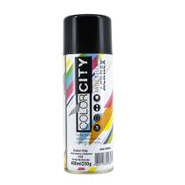 Tinta Spray Color City Multiuso Acrilex Uso Geral Preto Brilhante - 10400-116