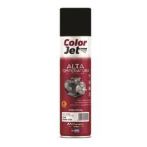 Tinta Spray Color Jet Alta Temperatura Renner Preto 400 ml