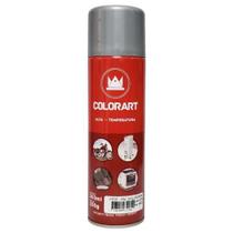 Tinta Spray Colorart Altas Temperaturas Cor Alumínio até 600C Secagem Rápida Interior Exterior 300ml