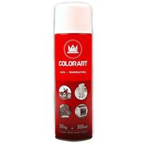 Tinta Spray Colorart Altas Temperaturas Cor Branco até 600C Secagem Rápida Interior Exterior 300ml Tinta Spray Colorart Altas Temperaturas Cor Branco até 600C Secagem Rápida Interior Exterior 300ml