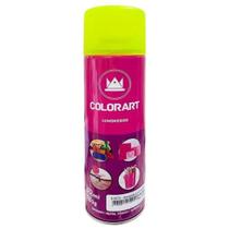 Tinta Spray Colorart Luminosa Cor Amarelo Fluorescente Uso Geral Secagem Rápida Interior Exterior 300ml Tinta Spray Colorart Luminosa Cor Amarelo Fluorescente Uso Geral Secagem Rápida Interior Exterior 300ml