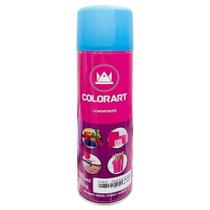 Tinta Spray Colorart Luminosa Cor Azul Fluorescente Uso Geral Secagem Rápida Interior Exterior 300ml