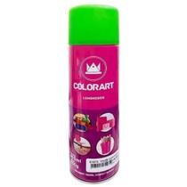 Tinta Spray Colorart Luminosa Cor Verde Fluorescente Uso Geral Secagem Rápida Interior Exterior 300ml Tinta Spray Colorart Luminosa Cor Verde Fluorescente Uso Geral Secagem Rápida Interior Exterior 300ml
