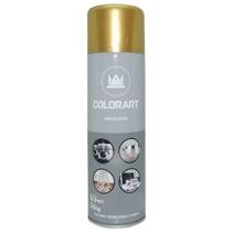 Tinta Spray Colorart Metálica Cor Ouro Velho Uso Geral Secagem Rápida Interior Exterior 300ml