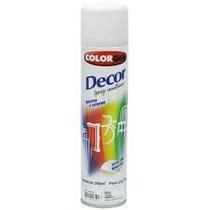 Tinta Spray Colorgin Decor Multiuso Branco Fosco 250g