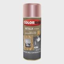 Tinta spray Colorgin Metallik Rose Gold Para Decoração e Efeito Metalizado