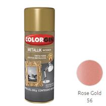 Tinta spray colorgin metallik rose gold