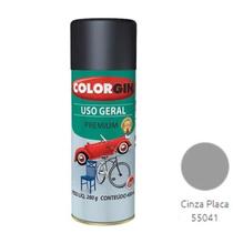 Tinta spray colorgin uso geral premium cinza placa
