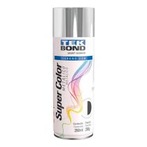 Tinta Spray Cromado Metálico 350ml Super Color Tekbond Tinta Spray Cromado Metálico 350ml Super Color Tekbond