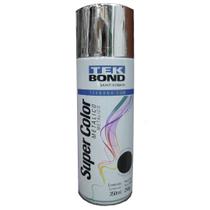 Tinta spray cromado metalico 350ml tekbond