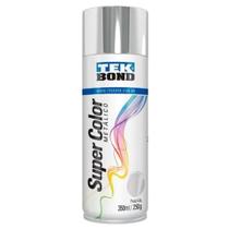 Tinta spray cromado metálico - super color - tekbond - 350ml