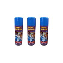 Tinta Spray Da Alegria 150Ml Azul-Kit C/3Un