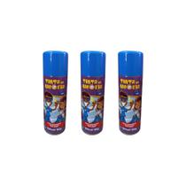 Tinta Spray da Alegria 150ml Azul-Kit C/3un - Tinta da Alegria