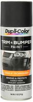 Tinta spray de duas cores, acabamento e amortecedor, aerossol preto de 325 ml