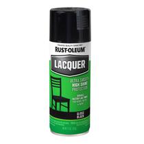 Tinta spray de laca Rust-Oleum 312ml preta brilhante