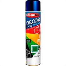 Tinta Spray Decor Metálico Azul Angra COLORGIN