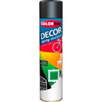 Tinta Spray Decor Multi Uso Preto Brilhante COLORGIN Tinta Spray Decor Multi Uso Preto Brilhante COLORGIN